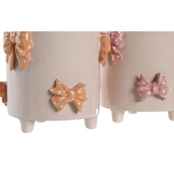 Vaso Cerâmica Laços