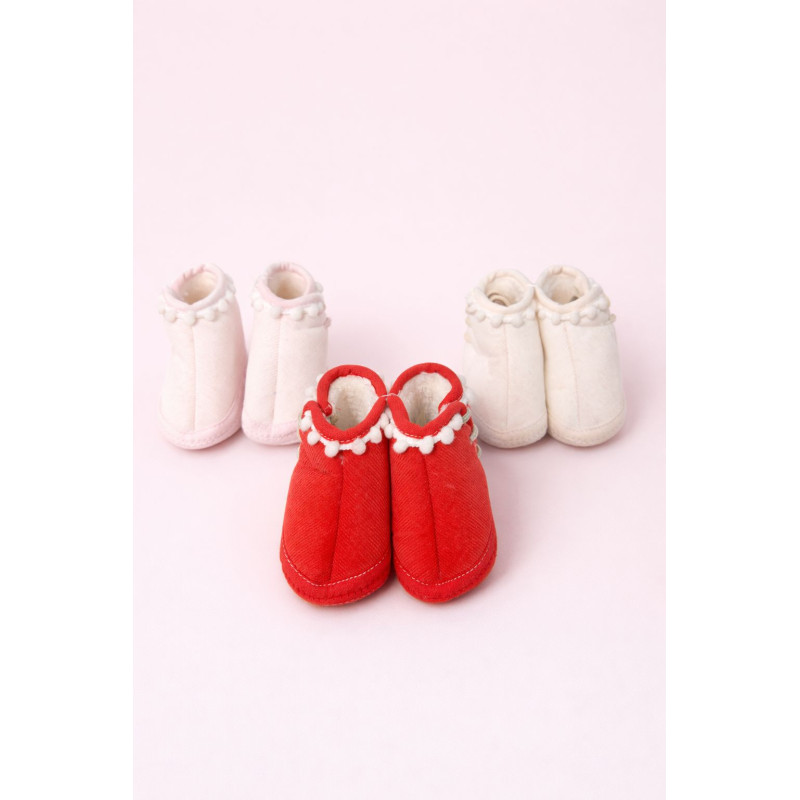 Botinhas Pompons
