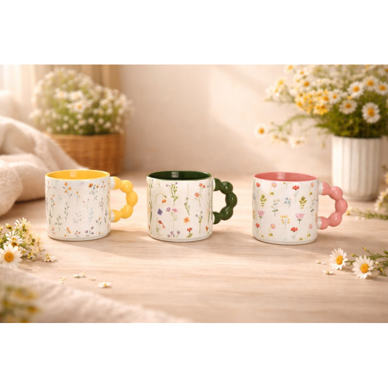 Caneca Floral